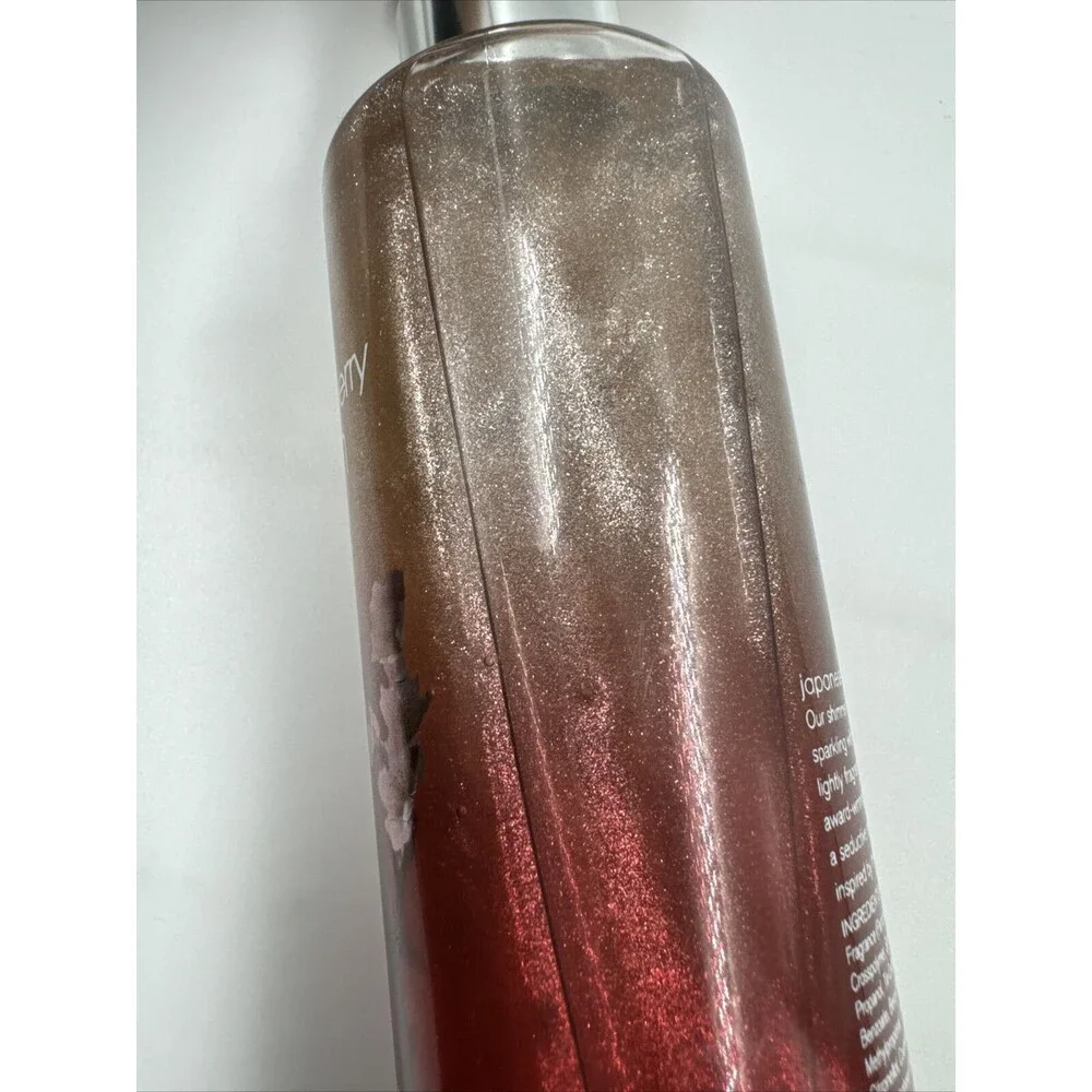 Bath & Body Works Japanese Cherry Blossom Diamond Shimmer Mist 8 oz Bottle PINK